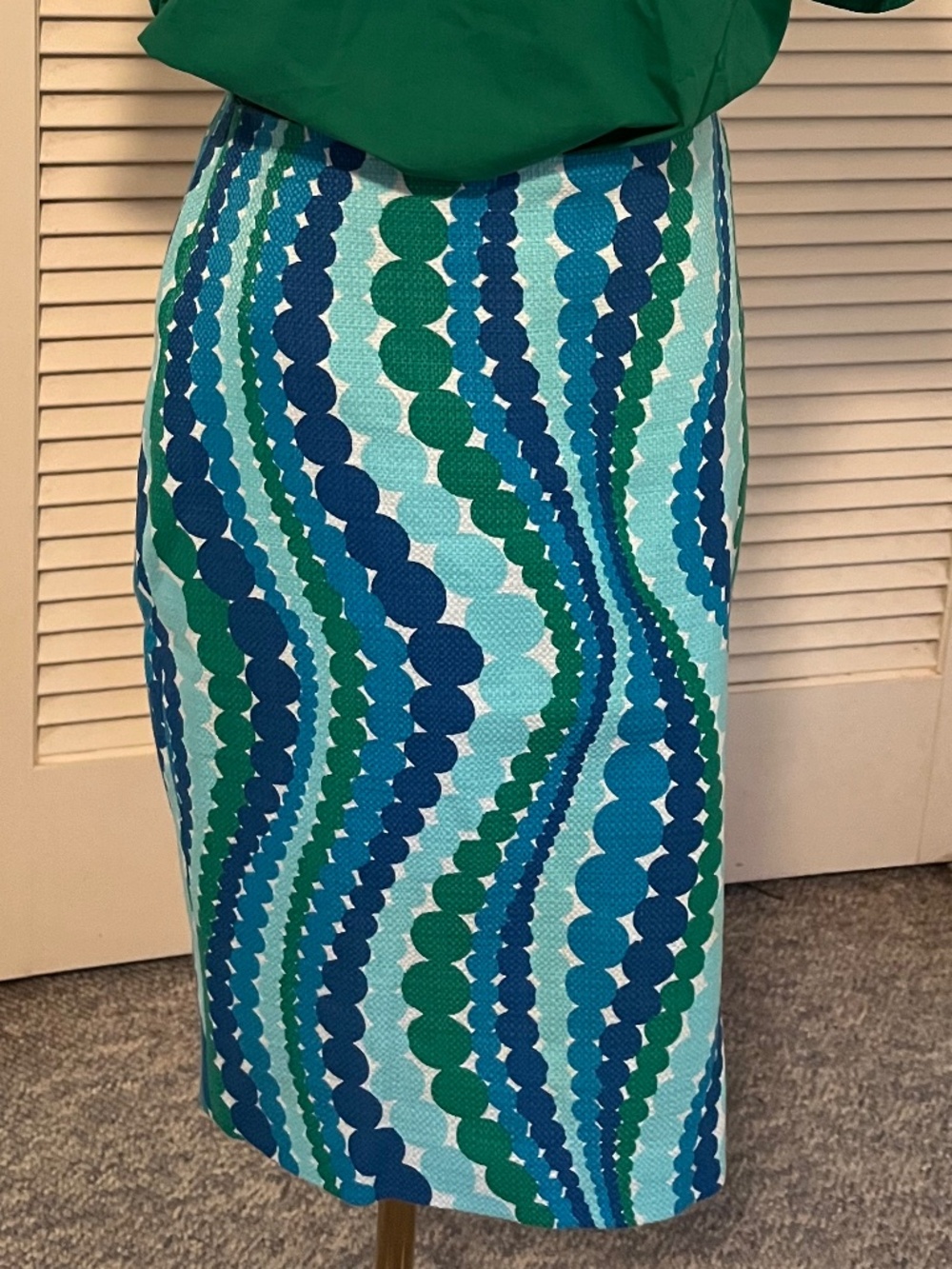 Talbot pencil skirt with back slit